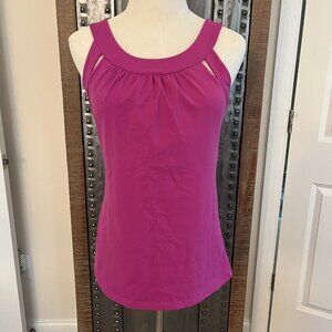 Athleta Second Glance Tank Built-in Shelf Bra Fuschia Pink - M (style# 903765)